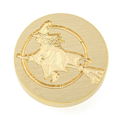 Halloween Series Wax Seal Brass Stamp Heads AJEW-M039-01O-1