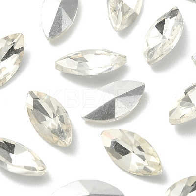 20Pcs Pointed Back Glass Rhinestone Cabochons RGLA-YW0002-01-1
