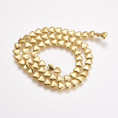 Electroplate Non-magnetic Synthetic Hematite Beads Strands G-K239-17-1