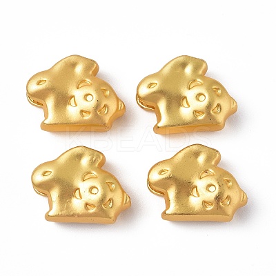 Rack Plating Alloy Beads PALLOY-I215-28G-1
