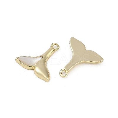 Brass Enamel Charms KK-Z078-10G-1