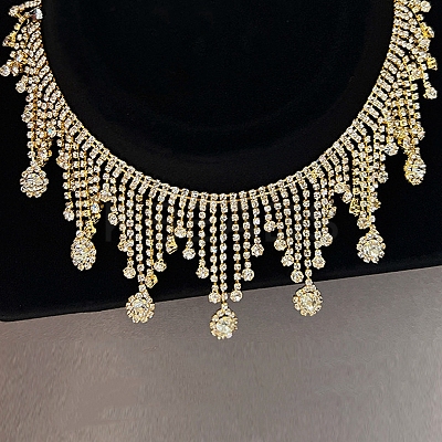 Glass Rhinestone Sewing Ornament Accessories DIY-WH0683-55B-1