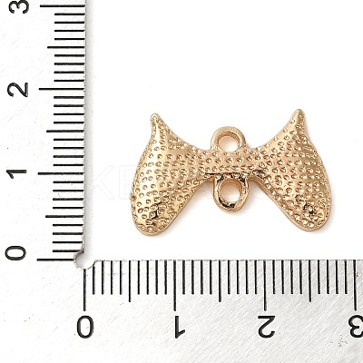 Zinc Alloy Tomato Enamel Cat Ears Links ENAM-NH0001-01G-1