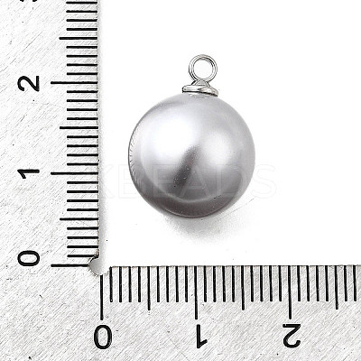 ABS Plastic Imitation Pearl Pendants FIND-H052-01H-02P-1