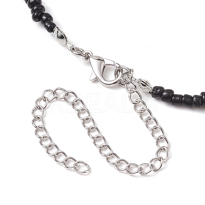 Bowknot 304 Stainless Steel Necklaces NJEW-JN04670-1