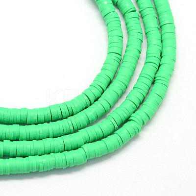 Handmade Polymer Clay Heishi Beads X-CLAY-R067-8.0mm-06-1