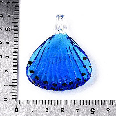 Handmade Lampwork Big Pendants LAMP-N034-19-1
