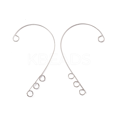 Tarnish Resistant 316 Stainless Steel Ear Cuff Findings STAS-H148-01P-1