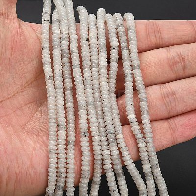 Natural Labradorite Beads Strands G-L635-A05-4x2mm-1
