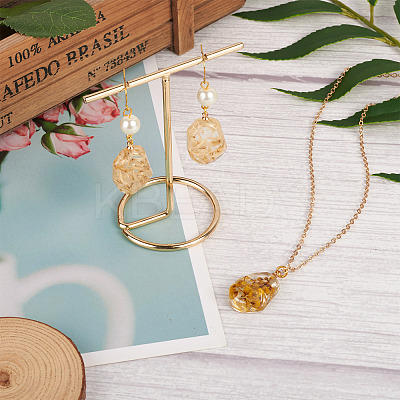 12Pcs 6 Colors Resin Pendants RESI-CD0001-08-1
