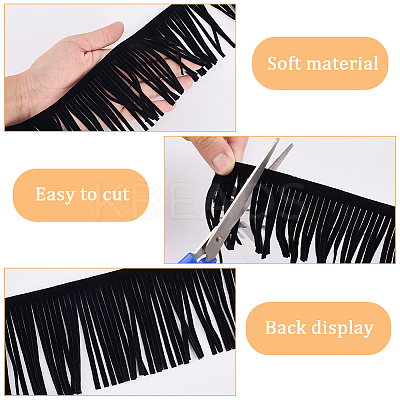 Velvet Tassel Fringe Trimming DIY-WH20011-57A-1