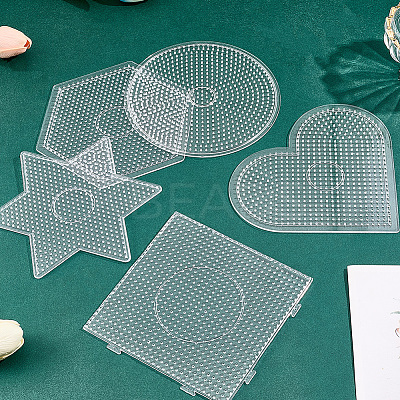 5Pcs 5 Styls Acrylic Bean Accessories AJEW-CN0004-68-1