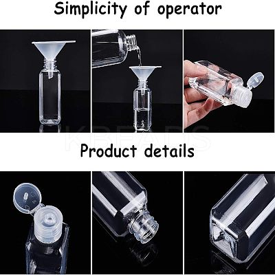 PET Flip Top Cap Squeeze Bottles MRMJ-BC0002-17-1