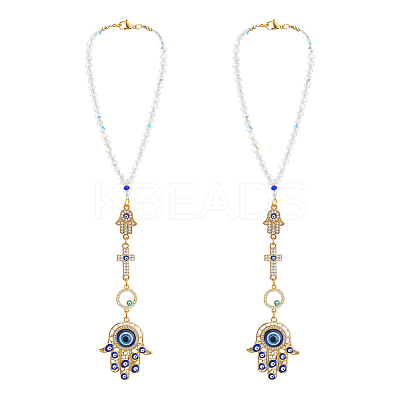 2Pcs Alloy Enamel Pendant Decorations HJEW-FH00008-1