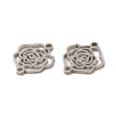 Non-Tarnish 304 Stainless Steel Connector Charms STAS-I671-24P-1