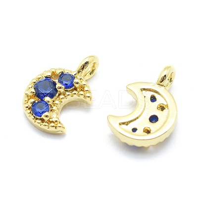 Brass Charms ZIRC-J040-35G-01-NR-1