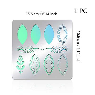 Stainless Steel Cutting Dies Stencils DIY-WH0279-131-1