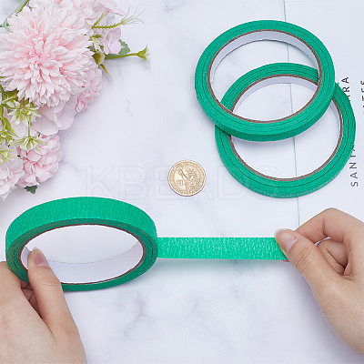 3 Rolls 3 Colors Crepe Paper Masking Tape AJEW-GF0008-71C-1