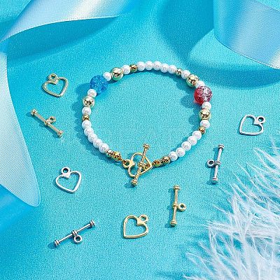 Tibetan Style Alloy Toggle Clasps TIBE-FH0001-02-RS-1