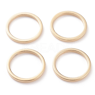 Brass Linking Rings KK-Y003-03E-G-1