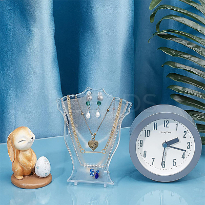 Plastic Necklace Pendant Display AJEW-WH0245-22-1