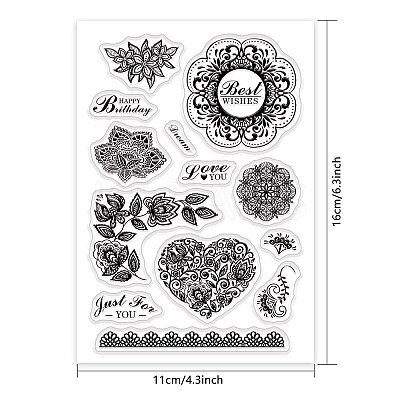 PVC Plastic Stamps DIY-WH0167-56K-1