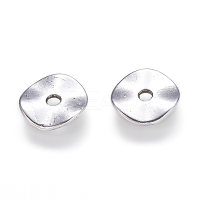 Tibetan Style Alloy Wavy Spacer Beads LF9350Y-1