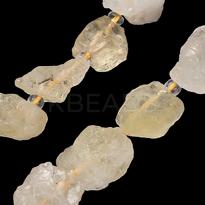 Natural Lemon Quartz Beads Strands GG-CBA0B77-A06-03-1