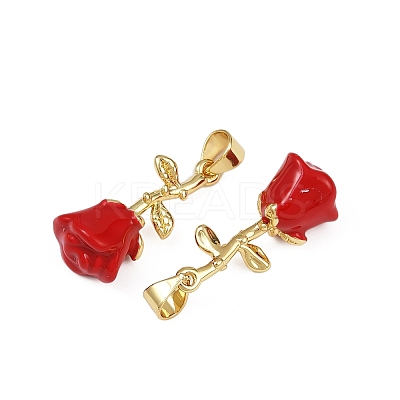 Brass Pendants KK-C095-03G-1