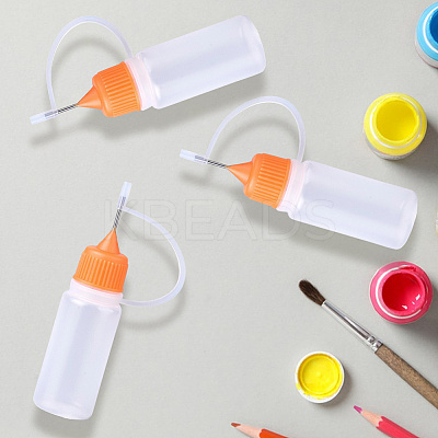 10Pcs Polyethylene(PE) Needle Applicator Tip Bottles TOOL-GF0003-52C-1