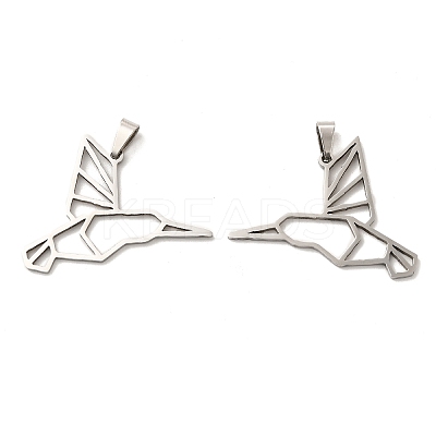 Non-Tarnish 201 Stainless Steel Pendants STAS-K251-047P-1