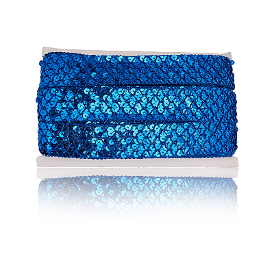 Polyester with PT Paillette Lace Trim Ribbon OCOR-WH20073-01E-1