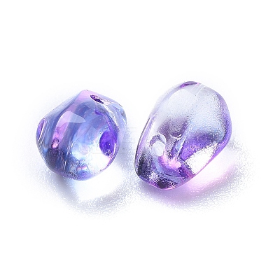 Transparent Glass Charms LS-X-GLAA-O017-02G-1