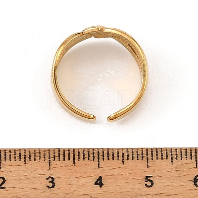Brass Cuff Open Rings for Women KK-CBA8D1E-02D-G-1