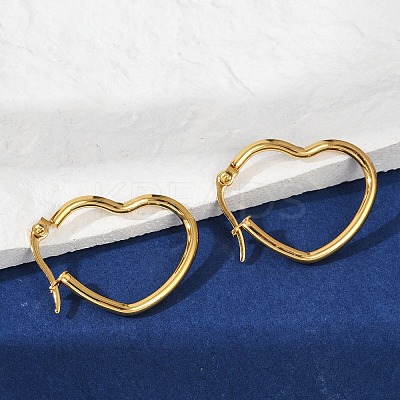 201 Stainless Steel Hoop Earrings X-EJEW-I245-27F-1