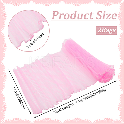 2 Bags Organza Flower Bouquet Wrapping Paper DIY-GF0009-61A-03-1