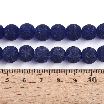 Transparent Glass Beads Strands GLAA-T032-T10mm-MD15-1