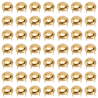 200Pcs Brass Four-Claw Rivets KK-GF0001-20G-1