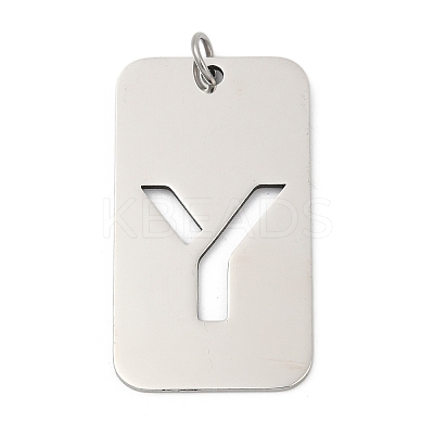 304 Stainless Steel Pendants STAS-M115-01P-Y-1