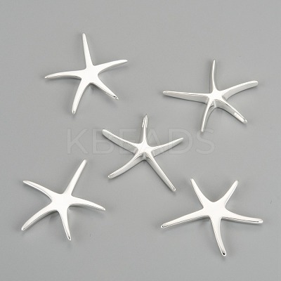 Brass Starfish/Sea Stars Pendants KK-BB11654-1