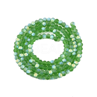 Transparent Glass Beads Strands EGLA-A044-T2mm-MB11-1