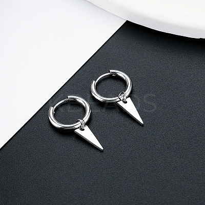 304 Stainless Steel Hoop Earrings FS-WG93B8B-03-1