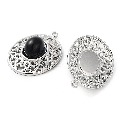 304 Stainless Steel Pendants STAS-L012-359C-P-1