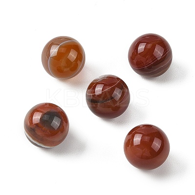 Natural Banded Agate(Dyed & Heated) Sphere Beads GG-D003-A04-03-1