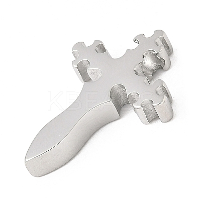 304 Stainless Steel Pendants STAS-K311-10G-P-1
