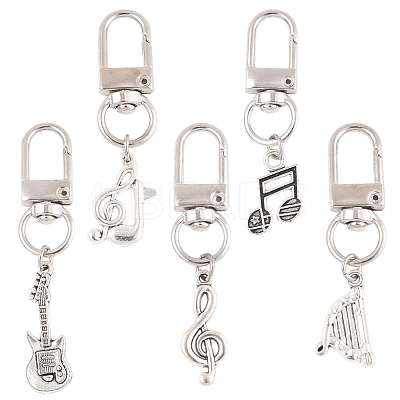 5 Pcs Alloy Pendant Decorations HJEW-FS00035-01-1