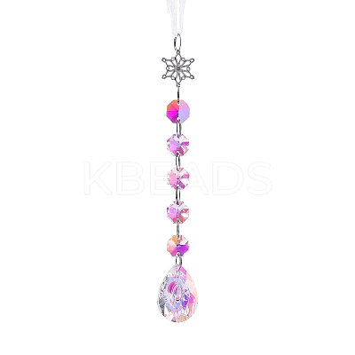 Metal Snowflake Hanging Ornaments PW-WGEE7F3-06-1