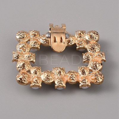 Plastic Imitation Pearl Shoe Decoration AJEW-WH0248-223-1