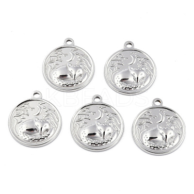 Non-Tarnish 201 Stainless Steel Pendants STAS-N098-142P-1