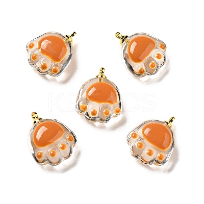 Transparent Glass Pendants FIND-I029-03B-1